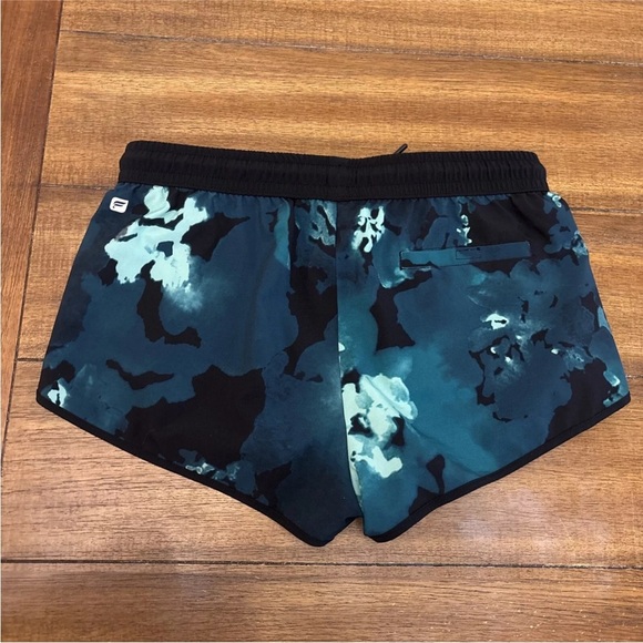 Fabletics Carrie Athletic Shorts Womens XS Green Black Drawstring Running - Picture 7 of 10